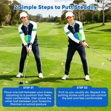 Portable Golf Swing Trainer Ball, Posture & Motion Correction Aid, Includes Carry Rope For Easy Transport, Ideal For Beginners - Green - View 7