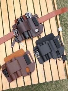 4pcs/1pc Waist Tool Bag, Multi-Functional Tool Storage Bag, Portable Tool Waist Bag; Outdoor Camping And Tactical Field Tool Storage Waist Bag And Pouch, All Season Unisex, Suitable For Outdoor Camping, Hiking, Travel, Work, Daily Use - Multicolor - View 5