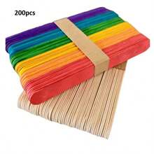 Ice Cream Sticks Wooden Sticks Popsicle Sticks Architectural Model House DIY Craft Materials - Multicolor - View 13