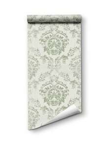 ihomeli Damask Wallpaper Self-Adhesive Wallpaper Rococo Baroque Peel And Stick Removable Wallpaper Removable Wallpaper Home Decor Wall Art Wall Decor Room Decor - Multicolor - View 12