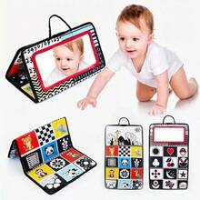 Infant Educational Toy, Baby Foldable Mirror, Car Backseat Bed Rattle, Stroller Hanging Ornament - Multicolor - View 5
