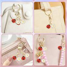 5-10pcs Insect Keychain Pendant Daisy Insect Holiday Gift Bag Charm - View 3