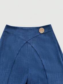 Women Pants - Blue - View 3