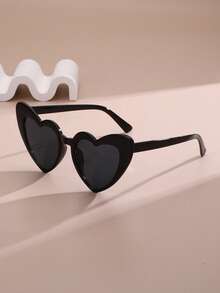 7 piezas/5 piezas/3 piezas/1 pieza Nuevas gafas divertidas con forma de corazón para fiesta, reunión, dama de honor - Multicolor - Ver 5