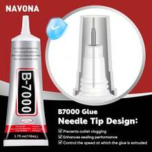 2 PCS 110ml B7000 Glue Clear With Precision Tip, Bedazzling Glue, Rhinestone Glues, Craft Glues, Jewelry Making, DIY,Shoes - 2 pcs 110ml - 查看 3