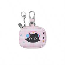 ¡Clip para bolsa de auriculares! Bolsa compacta y linda para llaves, colgante de cintura, bolsa universal para llaves, estuche protector para auriculares Bluetooth - Multicolor - Ver 15