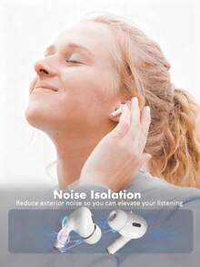 Compatible With Airpods Pro/Pro 2 Silicone Ear Tips 4 Pairs, Easy To Carry And Replace, Non-Slip Soft Silicone, Compatible With Airpods Pro Replacement Ear Tips - Replace Ear Caps - View 3