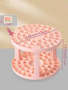 1pc Cosmetic Storage Rack, Multi-Functional Detachable Organizer, Desktop Makeup Brush Holder With Compartment Storage Box Plastic Cosmetic Organizer For Lipstick, Jewelry, Dressing Table And Dressing Room, Suitable For Eyebrow Pencil, Lipstick, Brushes And Makeup Supplies, Living Room, Kitchen, Bathroom, Bedroom And Other Places, Perfect Gift For Valentine's Day And Thanksgiving, Sturdy Cosmetic Dressing Table Organizer - Multicolor - View 11
