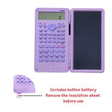 Calculadora de escritura a mano de 12 dígitos, batería de botón incorporada, incluye lápiz óptico, pantalla de borrado de una tecla, calculadora científica multifunción, vuelta al colegio - Una pieza - Ver 4