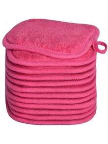 5/3/2/1pc Ultra Soft Reusable Microfiber Makeup Remover Towels, Suitable For All Skin Types, Women's Facial Towels - Multicolor - View 2