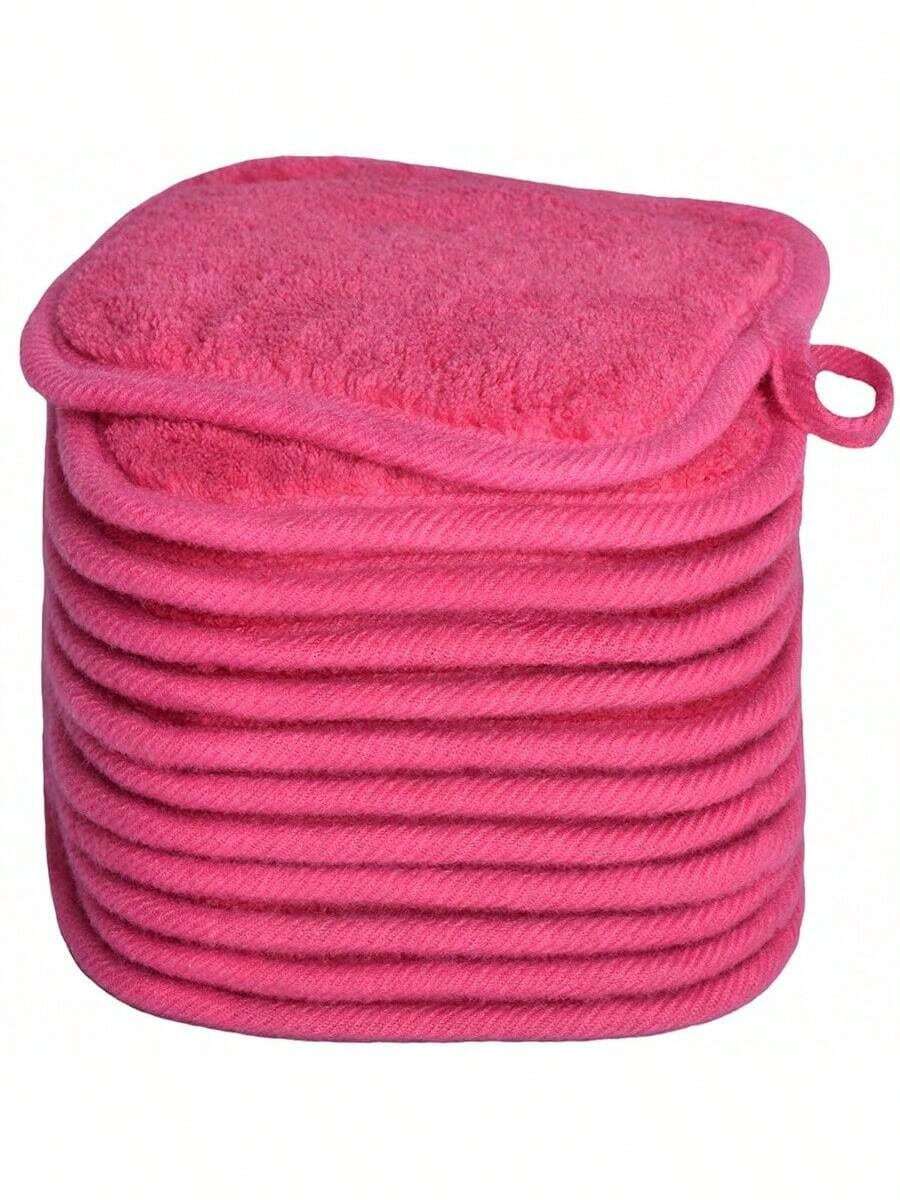 5/3/2/1pc Ultra Soft Reusable Microfiber Makeup Remover Towels, Suitable For All Skin Types, Women's Facial Towels