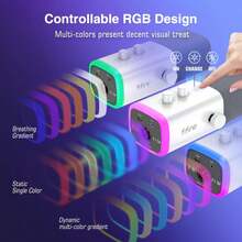 适用于 PC 的 XLR/USB 游戏直播录音麦克风,RGB 灯光,带增益旋钮、静音按钮、监听接口,适合视频创作 - FIFINE AM8W(全球版) - 查看 3