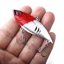 1pc 6.5cm/10.5g Hard Bait VIB Sinking Rattle Lure 3D Eyes Artificial Fish Bait Long Cast Fishing Accessory - Multicolor - View 7