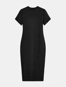 Women Midi Dresses - Negro 2 - View 1
