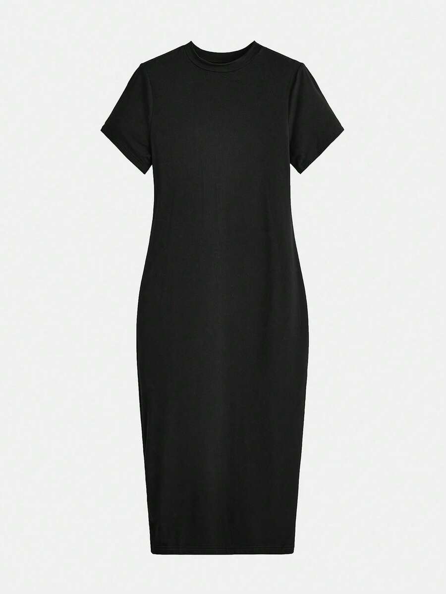 Women Midi Dresses - Negro 2 - View 1