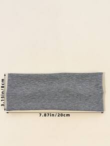3 piezas de diademas de punto de unicolor para mujer - Conjunto de tres piezas multicolor - Ver 3