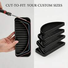 1/2pcs Silicone Mat To Prevent Water Splash For Water Dispenser, Refrigerator, Coffee Maker, Adjustable Drip Tray - Multicolor - View 2