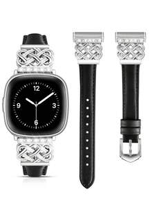 Black With Silver Buckle
