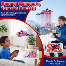 Drone Airplane Remote Control Toy For Kids With 360° Stunts And LED Lights - 1 - View 3