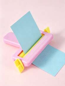 1/2 piezas Herramienta de repujado de papel ondulado, herramienta pequeña para plegar papel, adecuada para manualidades hechas a mano, cartulina y decoración de álbumes de recortes, con adhesivo de doble cara - multicolor - Ver 8