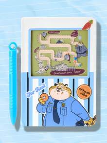 Cuaderno de Laberinto Divertido de Disney Zootopia, Adecuado para Estudiantes de Todos los Niveles, Trabajadores de Oficina, Personas que Realizan Exámenes, Entusiastas de Planificadores, Registradores de Campo, Toma de Notas en el Aula, Actas de Oficina, Resolución de Problemas, Creación de Planificadores, Registro de Campo, Planificación Diaria, Artículos de Papelería, Escuela, Aula, Uso Doméstico, Vacaciones, Cumpleaños, Fiesta, Opción de Regalo de Año Nuevo - Multicolor - Ver 7