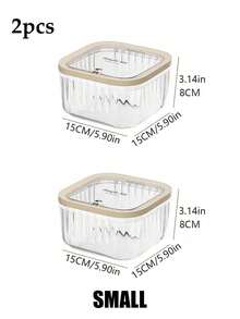 1 buah/2 buah Kotak Penyimpanan Deterjen Cucian dengan Tutup, Wadah Penyimpanan Kapasitas Besar untuk Deterjen Cucian/Bubuk Cucian, Dispenser Deterjen Kapsul, Pengatur Perlengkapan Pembersih, Aksesoris Rumah, Cocok untuk Ruang Cuci, Kamar Mandi, Toilet, Aksesoris Kamar Mandi - tutup flip - View 10