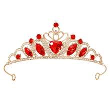GCGIGUI 1pc Geometric Pattern Party Zinc Alloy Bridal Headpiece Princess Mini Hair Hoop, Wedding Dress Birthday Gift, Year-Round Valentine's Day Accessories,S - Multicolor - View 6