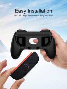 相容於 Switch 2，2件控制器握把 + 2件方向盤套組，防滑防汗強化握感，模擬真實遊戲操作效果，達成最佳性能 - 2PCS握把+2PCS方向盤 - 查看 10