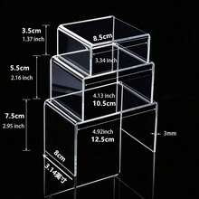 Acrylic Display Stand For Display Purposes, Suitable For Cakes, Jewelry, Perfume And Dolls. - Multicolor - View 2