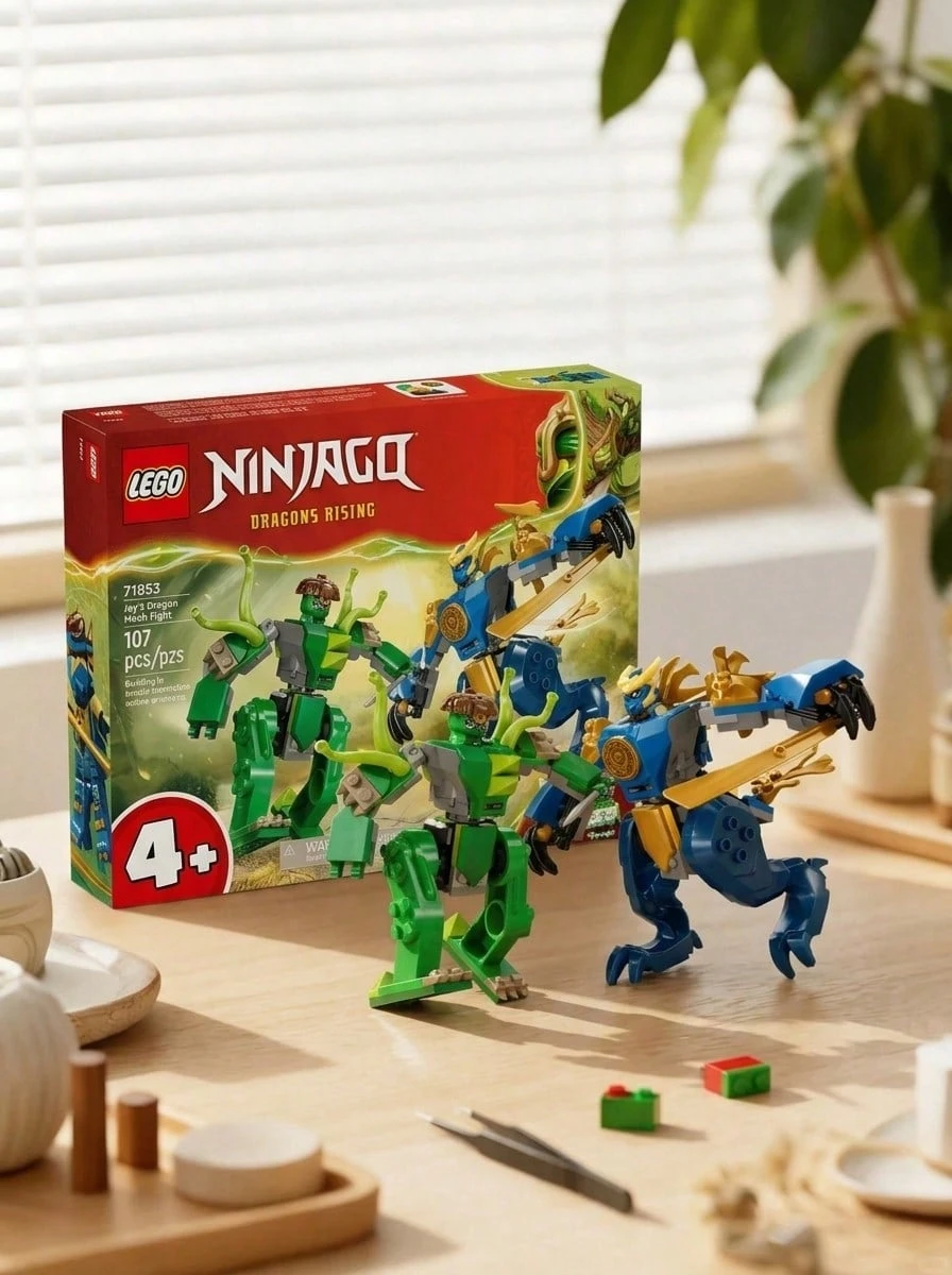 LEGO آلية تنين جاي نينجاغو ® للأطفال من عمر 4 سنوات فما فوق 71853 - متعدد الألوان - مشاهدة 1