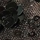 Black Mesh - Black Sequins