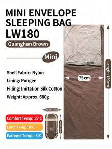 This Comfortable, Lightweight, And Portable Zippered Sleeping Bag Is Foldable And Easy To Carry; It Is Essential Camping Gear For Backpackers And Hiking Enthusiasts, Perfect For Outdoor Activities In Summer. - Multicolor - View 12
