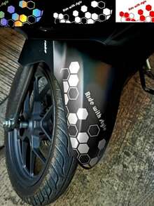 摩托車與汽車用蜂巢紋乙烯基貼紙 - 1 件 - 查看 8