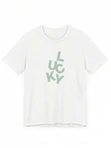 2026Spring And Summer Women's Short Sleeves T Shirt,Fashionable Letter Design,Y2K Style,Soft And Breathable,Suitable For Everyday Wear. - 白色 - 查看 1