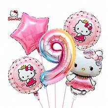 New Cartoon Cute Cat 3D Aluminum Foil Balloon Set, Cute Cat Birthday Decoration - As Shown In the Figure - View 11