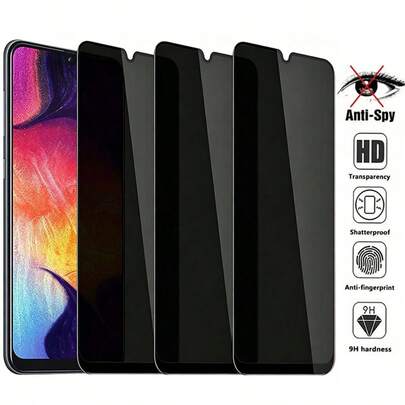 CSDZ 3 Compatible con Samsung A71 4G/A72 4G/A72 5G/A73 5G/A42/M42/M51, Compatible con iPhone 17 17pro 17promax 16 16pro 16promax 13, Película protectora anti espionaje, resistente al agua, resistente a caídas y arañazos, Compatible con película protectora de pantalla A71 4G, Compatible con película protectora de pantalla 17promax, Protector de pantalla privacidad [Versión internacional, no versión local]