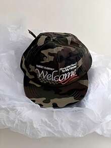 1pc American Brand Color Block Flat Brim Hip Hop Baseball Cap For Women, Personalized Versatile Soft Crown Peaked Hat, Street Dance Embroidered Flower Design, Face-Slimming Flat Brim Baseball Cap For Women, Niche Designer Street Fashion Versatile Hip Hop - Multicolor - View 5