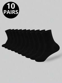 5/10/20 Pairs Neutral Casual Sports Socks, Suitable For Daily Indoor And Outdoor Wear - Multicolor - View 2