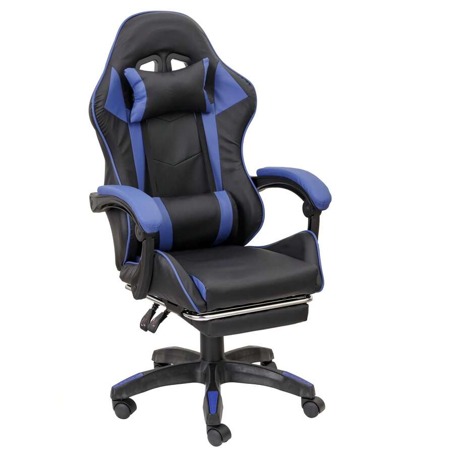 Baroni Gaming Chairs - Blue - View 1