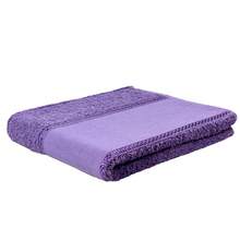Kit Of 3 Russian Point Embroidery Face Towels 100% Cotton - 紫色 - 查看 1
