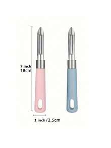 1/2pcs Fruit & Potato Peeler, Kitchen Peeling Knife With Ergonomic Non-Slip Handle And Sharp Blade, Suitable For Home And Commercial Use - Multicolor - View 13