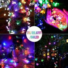 20/50/100 LED Solar String Lights, 8 Lighting Modes, IP65 Waterproof Fairy Lights, Suitable For Yard, Camping, Party, Holiday, Christmas, Wedding Decoration, Outdoor Solar Garden Lights - Solar-powered Cherry Blossom Lights - View 18
