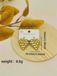 Boucles d'oreilles vintage dorées pour femmes, boucles d'oreilles pendantes longues en forme de goutte d'eau en acier inoxydable, bijoux de plage imperméables pour vacances d'été, bijoux de vacances pour femmes - Doré - Voir 35