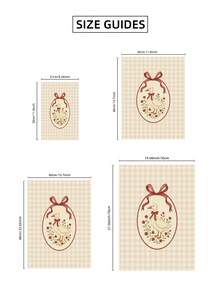 1pc Unframed Cozy Cute Beige Plaid Duck Canvas Poster Vintage Duck Kids Room Wall Art Minimalist Winter Holiday Gift Christmas Winter Party Decor For Living Room/Bedroom/Office/Dorm Best Gift, Room Decor, Prints, Deko, Wall Art, Back To School - Duck - View 10