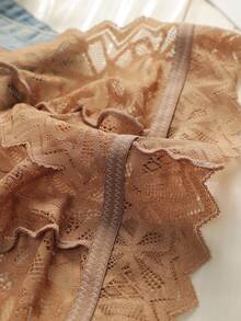 Women's Lace Y-Back Wire-Free Adjustable Strap Soft Camisole Bra - Khaki - View 10