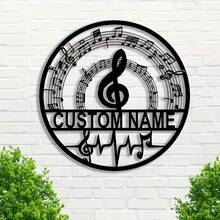 1pc Customizable Guitarist Metal Sign, Music Band Scene Party Hanging Decor, Door Decoration, Iron Wall Hanging Ornament, Wall-Mounted Guitarist Silhouette Line Art Decoration, Used For Door Decoration, Living Room Wall Decoration, Outdoor Yard Decoration, Music Room Door Sign Decoration And Multi-Functional Decor, Professional Sign, Mother's Day And Father's Day Gift - Multicolor - View 23