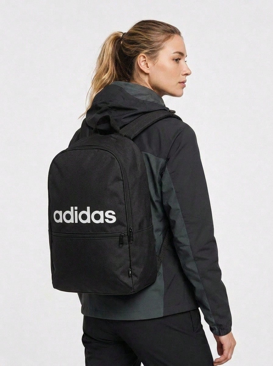 Adidas Classic Daily Women Backpack Olive Strata / Black - Black/White - View 1