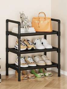 2-7 Tier Shoe Rack, 2 Pairs Per Shelf, Durable Metal Shoe Rack, Small Stackable Shoe Rack, Suitable For Room/Bedroom/Living Room/Shoe Storage - Multicolor - View 12