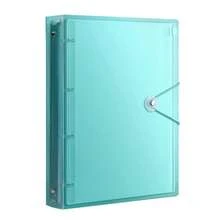 A4 Size Thickened PP Loose-Leaf Folder Large Capacity Design Without Dividers. Suitable For Campus, Home, Office, Workplace And Travel Scenarios Portable - A4 Loose-leaf Folder - View 4