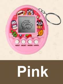 1pc Mini Virtual Electronic Pet Keychain Toy, Retro Handheld Pet Raising Game Machine, Feeding & Healing Game Mode, Portable Backpack Pendant, Educational Stress Relief Toy For Teens, Birthday Christmas Holiday Gift - View 14